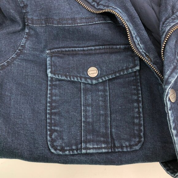 Levi's Blue Solid Overcoat | Ideal for Any Occasion - Picture 5 of 6